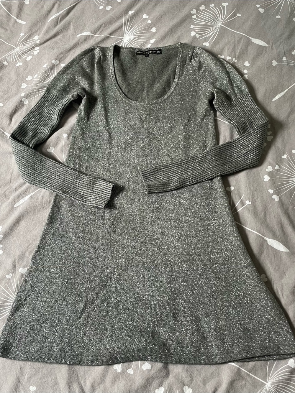 Kate Moss for Topshop Shimmer C ashmere Mini Dress
